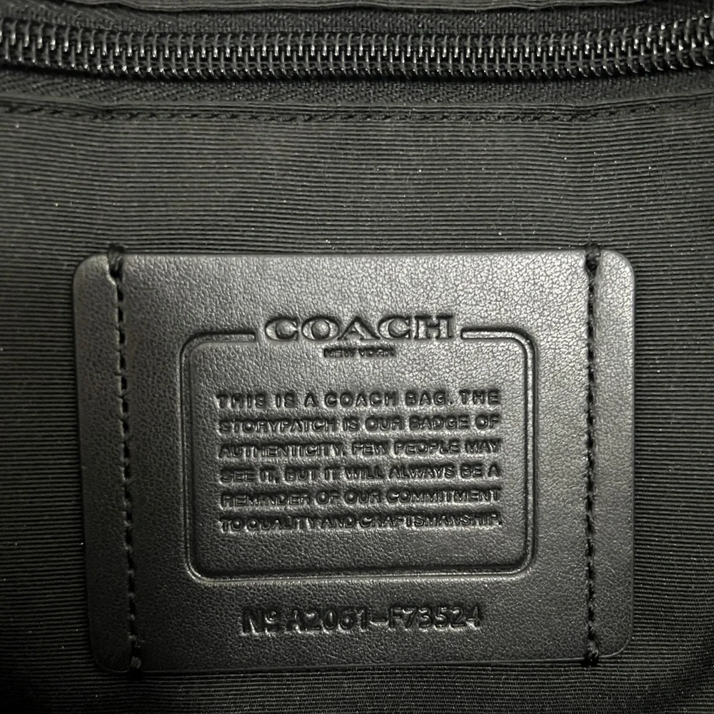 NWT Coach Beckett Structured Briefcase Black w/ Laptop Pocket 🖤 Slight Indent